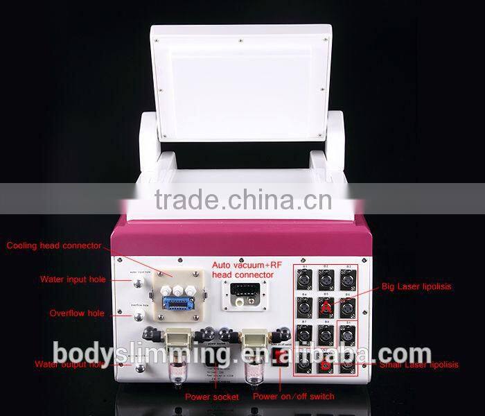 High performance diode laser waist slimmer celluless vacuum body massage