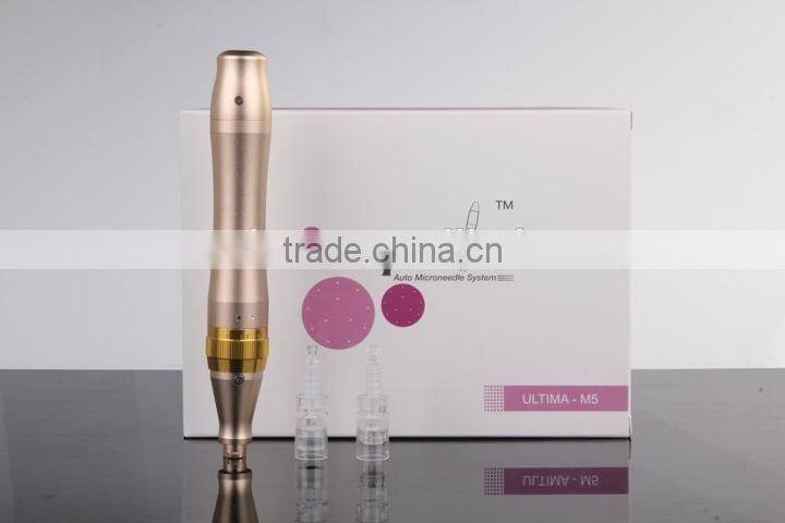 12 needle cartridges, rechargeable derma pen Dr.pen M5-W electric dermapen