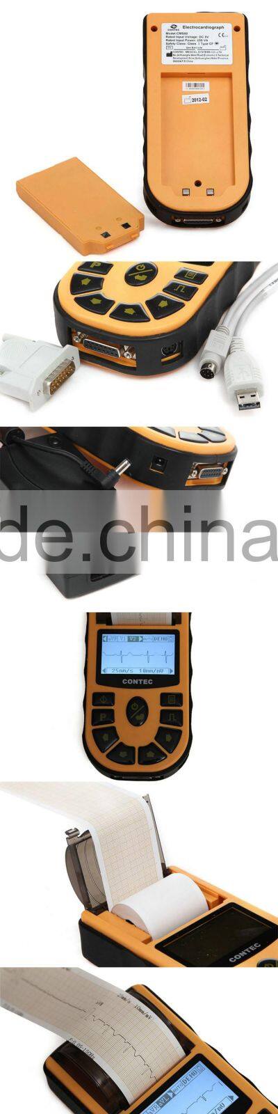 OEM/ODM services Single channel Handheld LCD display digital ecg machine price