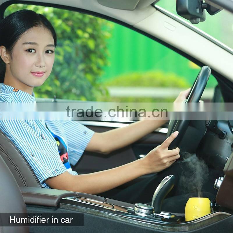 wholesale 180ml USB Mini Humidifier Led Night Air Purifier Diffuser Mist Maker for home