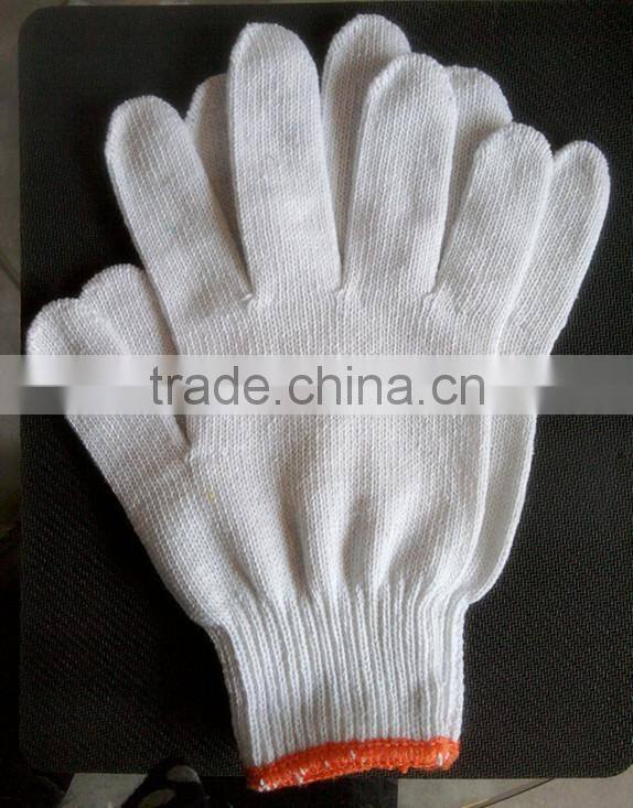 various colors cotton yarn work gloves for hand protection