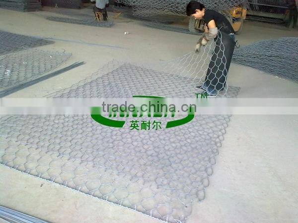 Galvanized Hexagonal Gabion Wire Mesh/Gabion Protective Mesh/Gabion Mesh Roll