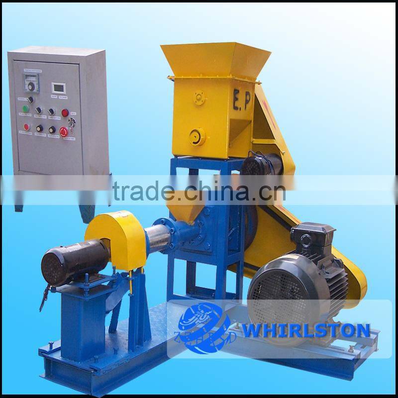 Animal flat die poultry floating fish feed pellet making machine