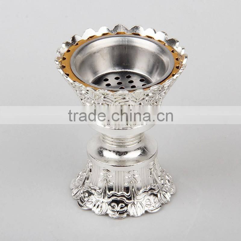 2016 new hot sell i Beautiful and Luxury metal pot Lotus Incense burner with Accurate made