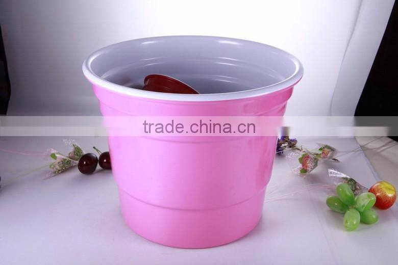 two tone melamine cups with different size, yogurt cup size