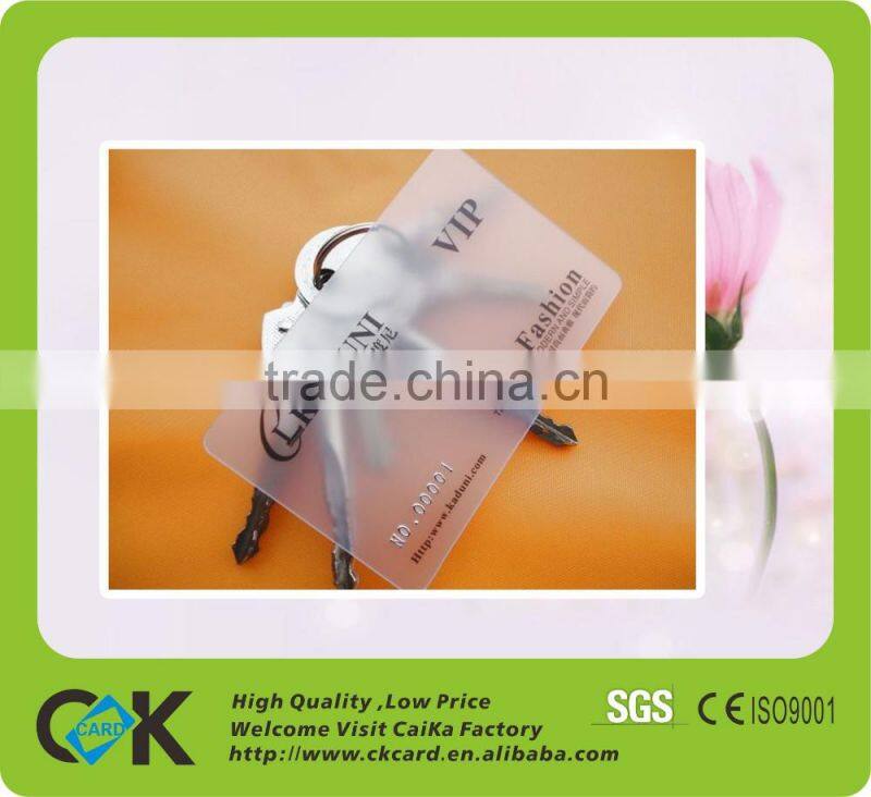 Top quality! Professional plastic card tag standard size cheap membership card