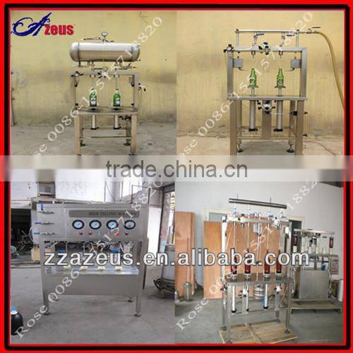 small manual beer bottling machine for beer juice wine carbonated drinks