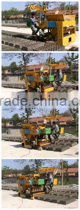 mobile brick making machine in Africa professional moving style brick machine in Guangzhou canton fair brick machine factory