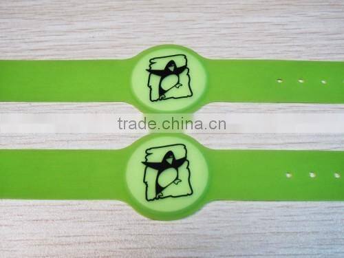 Flexible PVC Rfid Wristbands for Events