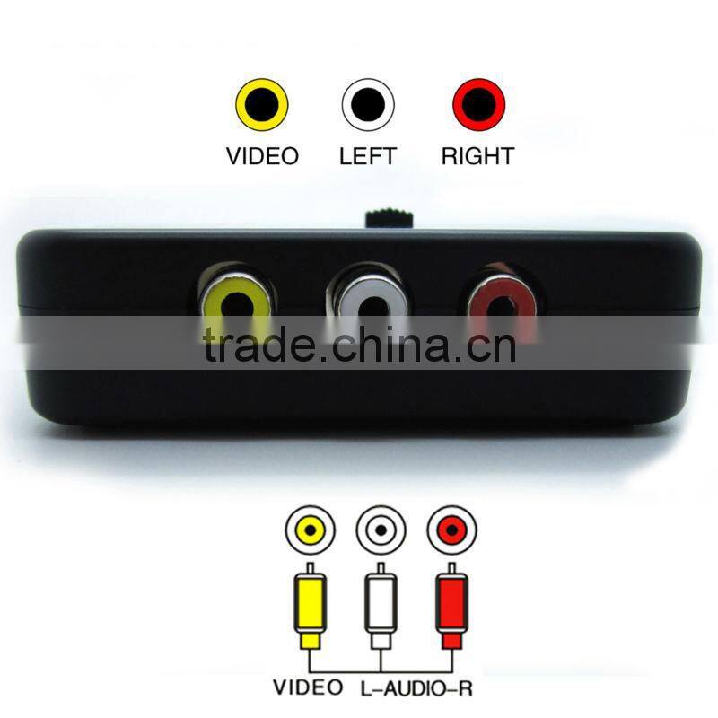 HD AV switch converter Audio Video signal switcher
