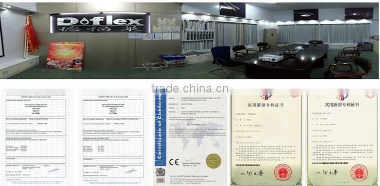 Doflex 2015 new design stainless steel flexible bath shower hose with brass fittings 59 inches