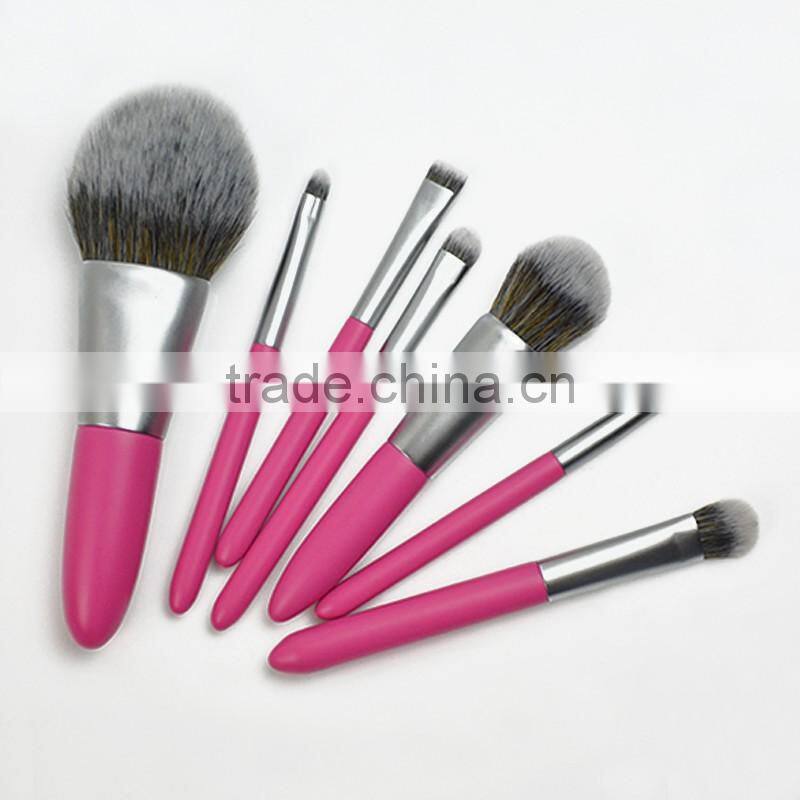 Most Popular cosmetic makeup brush set with clear handle makeup brush set