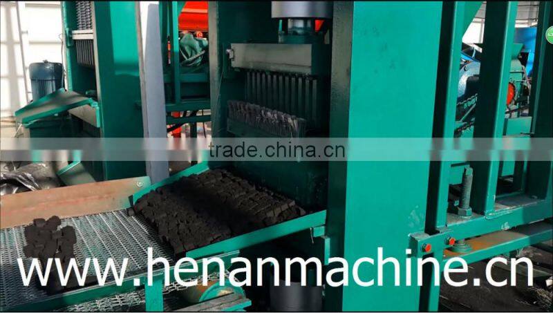 15 years professional factory coconut shell charcoal hydraulic shisha charcoal machine