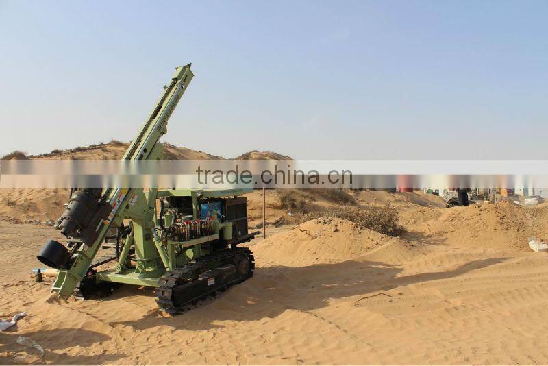 MZ130Y hydraulic auger drilling rig for photovoltaic solar spiral pile drilling manufacturer