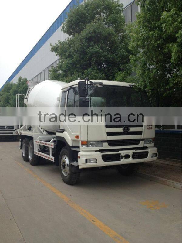 Nissan cement mixer truck, Nissan concrete mixer truck, 8~9 cbm mixer drum.