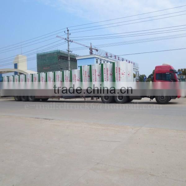 Carbon steel Trapezoid Trash bucket 16 m3 for Hook arm garbage truck