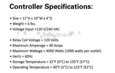 Hydroponic lighting system controller hydra 4 24 Hour Timer Switch / 24 hours mechanical timer / 24hrs grounded grow light timer