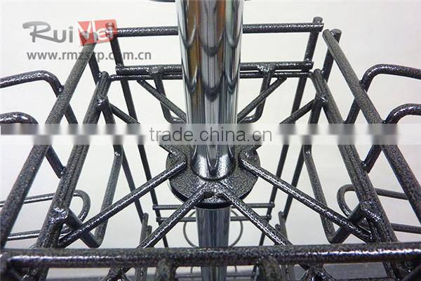 Multi-tier Detachable Floor Standing Display Rack for Jars