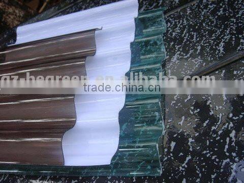 plastic polycarbonate PC 100% clear corrugated plastic new wave roofing sheet for sale