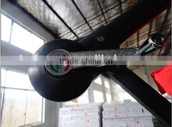 outdoor garden aluminum hanging cantilever umbrella parasol 3m