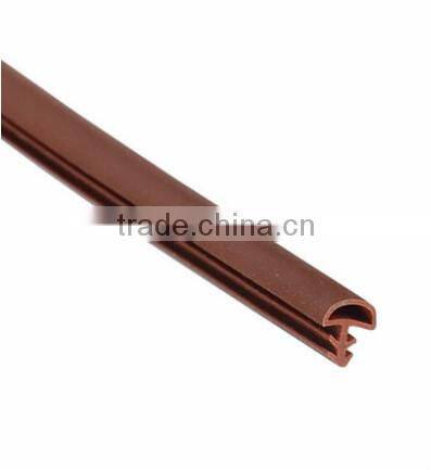 Black Embossed PVC Edge Trim 6mm