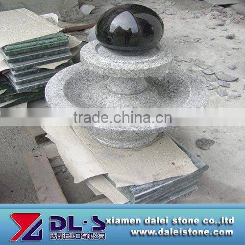 Outdoor stone fountains