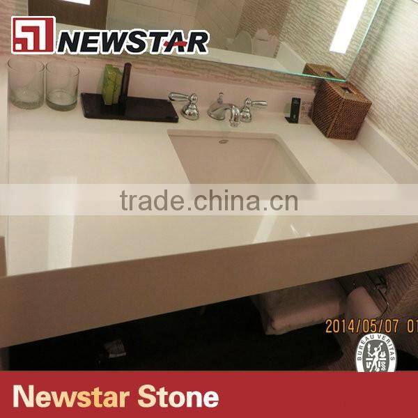 Newstar sink cutout quartz vanity top