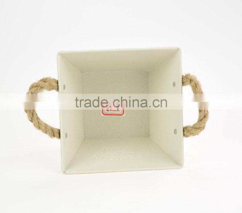 cheap home & garden outdoor hanging galvanized metal bucket vase