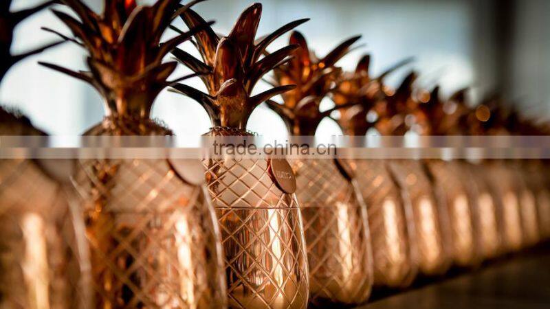 Pineapple shaped mug, copper Pineapple Moscow Mule Cup