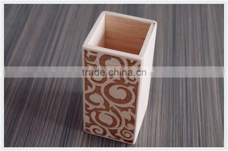 2016 laser design handmade cheap wooden essential oil box essential oil carrying case
