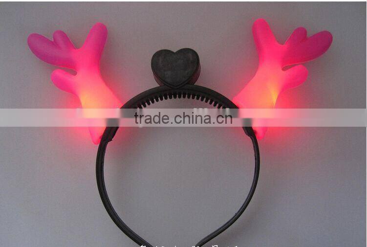 Christmas Gifts Santa LED Deer Horn Design Headband, Santa Clause Gifts For Kids, LED Christmas Decoration Kids Deer Headbands
