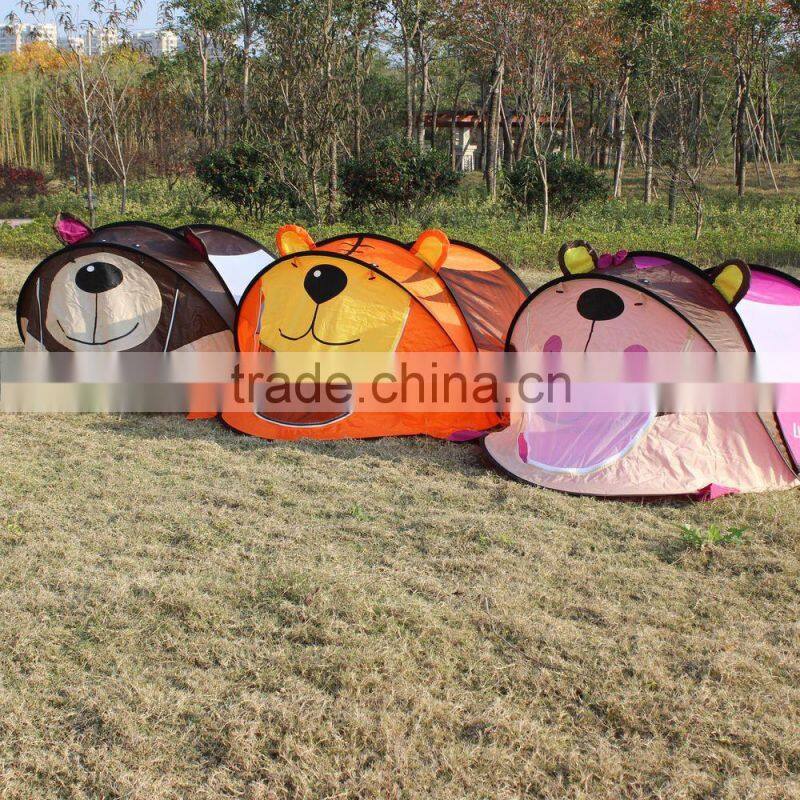 Cute animal shape kids pop up tent