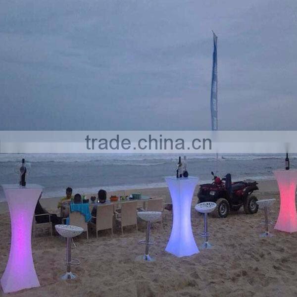 Wedding decorative tables&LED dinner table and chairs &banquet furniture