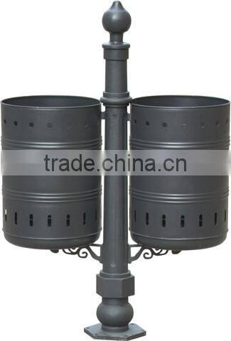 Arlau Steel Iron wall mounted trash bin