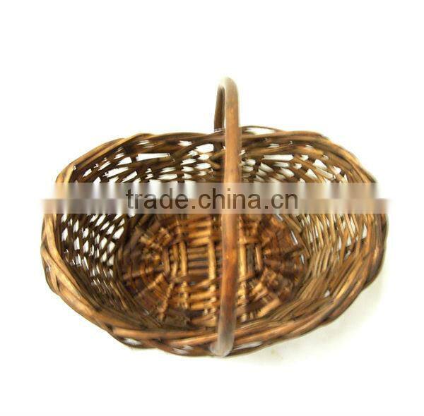 wholesale cheap wicker basket with handle