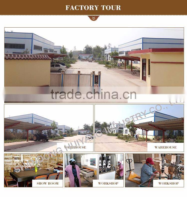 FSC triangle wood furniture folding coffee table tea table