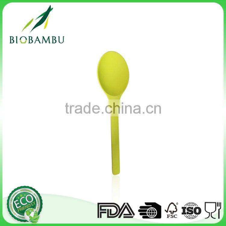 Factory price Endurable Green technology bamboo fiber spoon