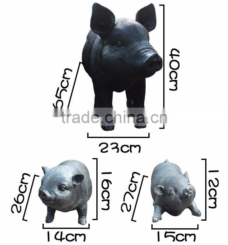 Custom resin handmade playing seesaw bear figurine