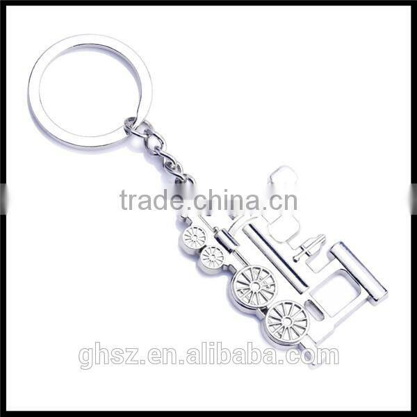 Cheap quality stainless steel animal model shark key chain ring factory