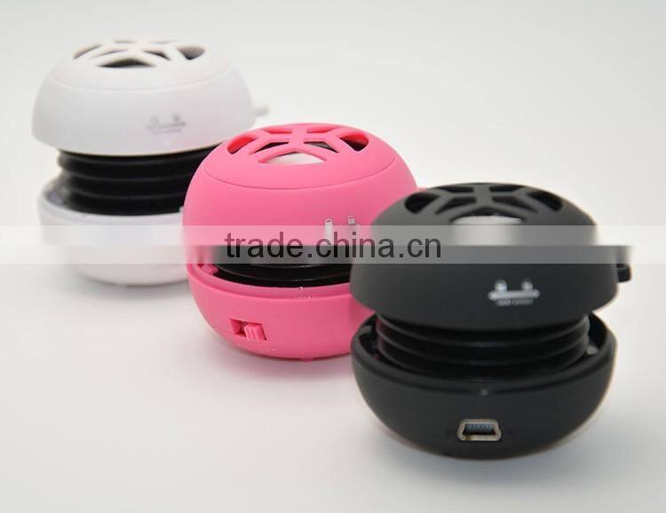 New gadget Christmas promotion gift portable laptop mini hamburger speaker