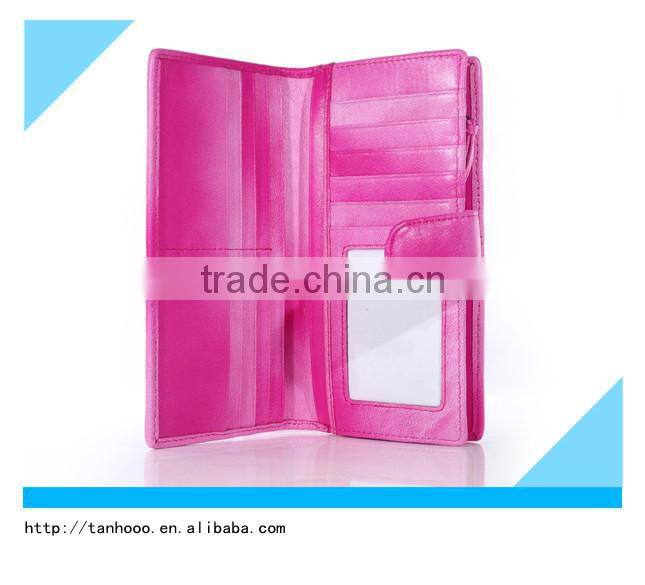 Top Grade New Design Handmade long Leather Wallet