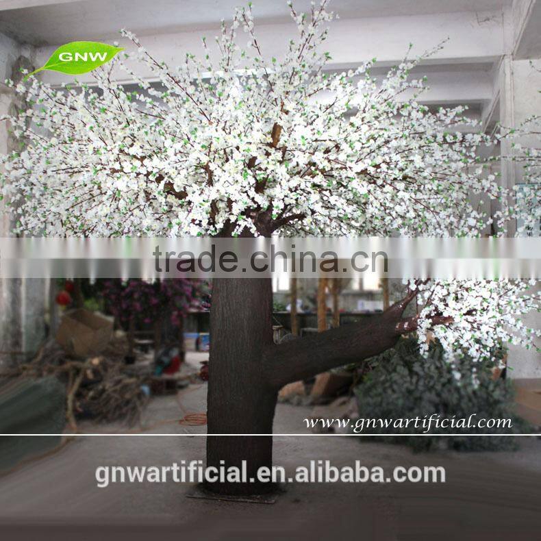 BLS054 GNW Decorative Special Big Fiberglass Stem Cherry Blossom Tree Shopping Mall Decoration