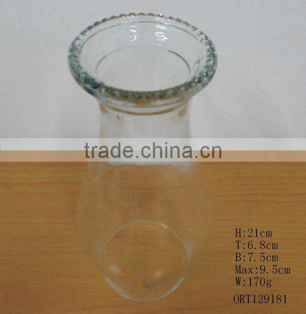 clear crown glass chimney