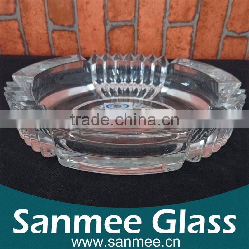 Professional Unique Square Glass Ashtray Whole Custom Cigar Ashtray