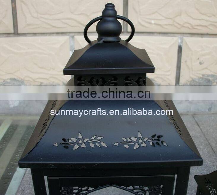 traditional decorative iron outdoor lantern