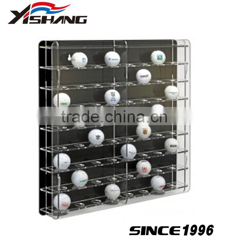 Customize countertop acrylic case golf ball display