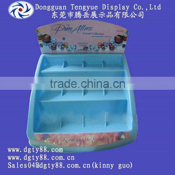plastic display stand, vacuum forming plastic products for cosmetic