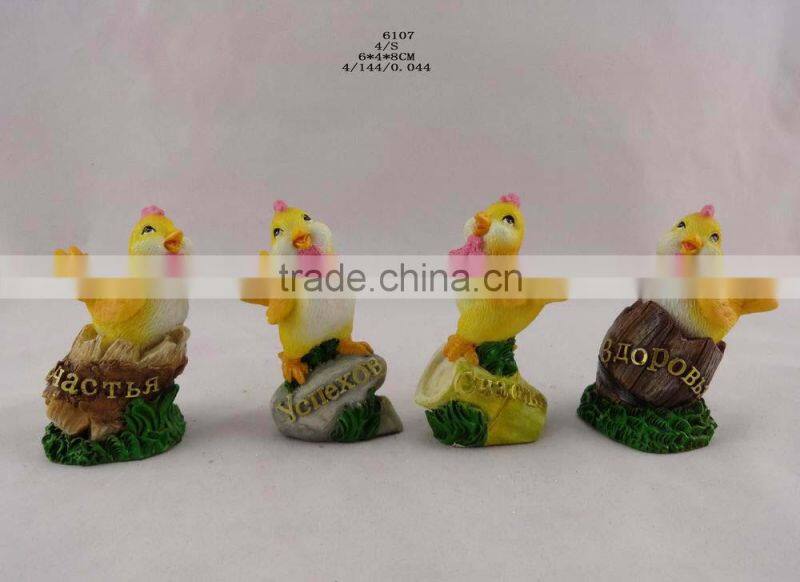2017 new year resin zodiac chicken for sale