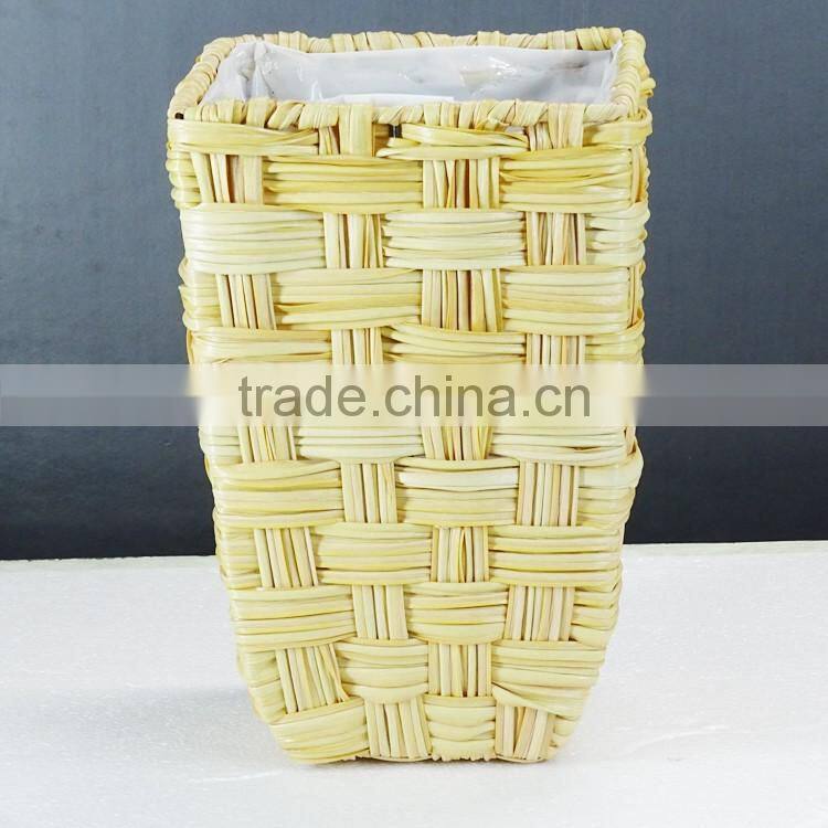 Garden Handmade Rattan Basket Flower Pots Size L/M/S