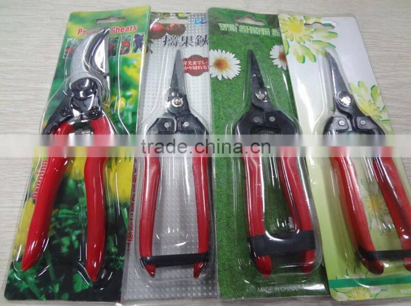 7" Grape scissors bent type and straight type, kinds hand tool